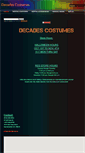 Mobile Screenshot of decadescostumes.com